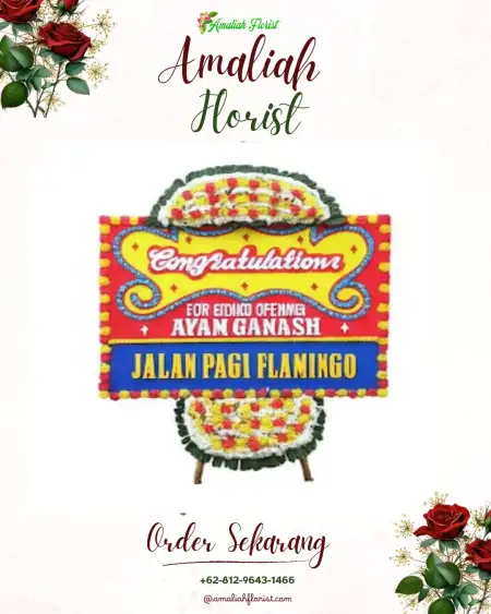 Sewa Papan Bunga Tujung